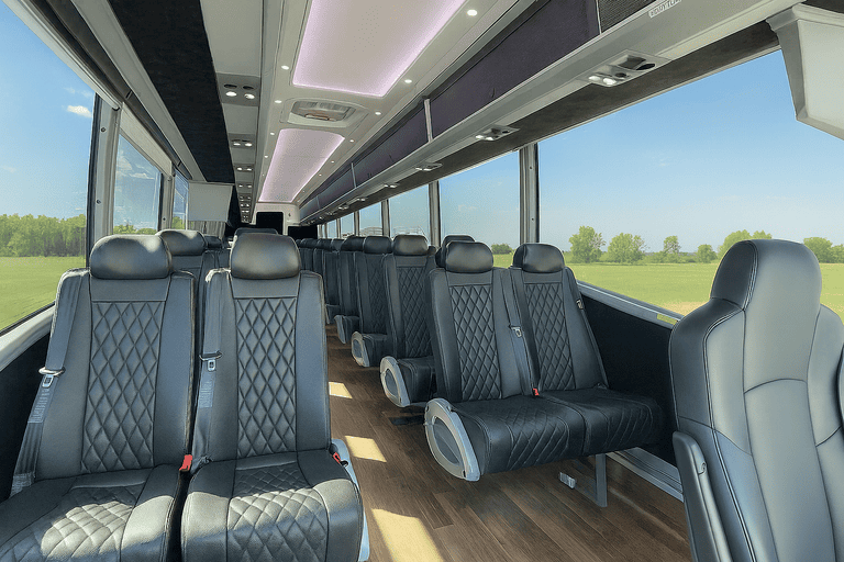 coach bus in Hollywood